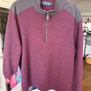 VEUC Vineyard Vines Men’s Jim Nantz for VV 1/4 Zip Pullover Sweater SIZE XXL